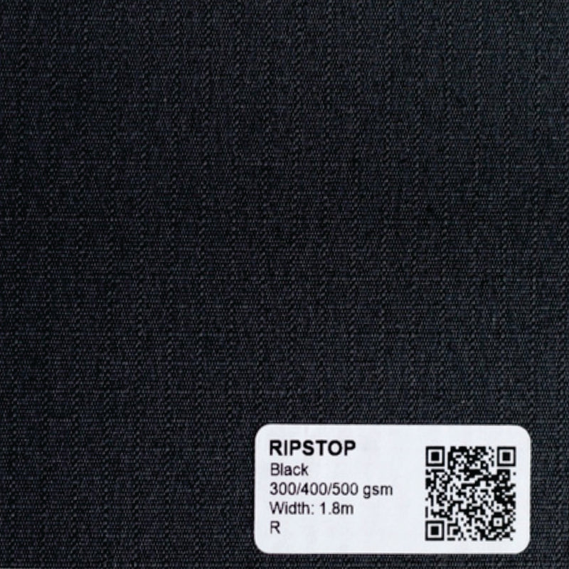 RIPSTOP BLACK 300gsm