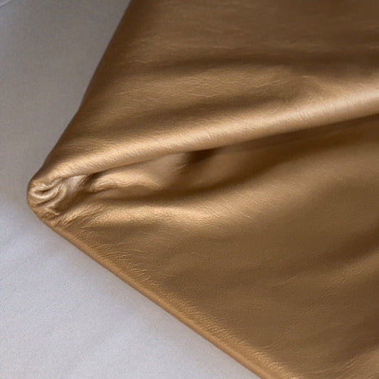 METALLIC GOLD LEATHER