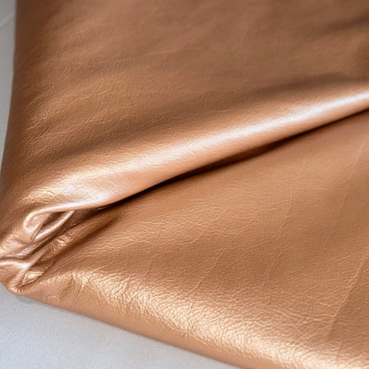 METALLIC ROSE LEATHER