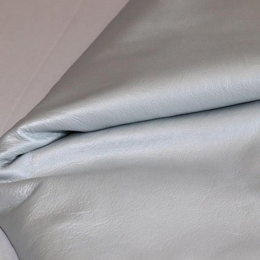 METALLIC SILVER LEATHER