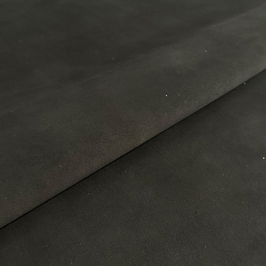SUEDE BLACK LEATHER